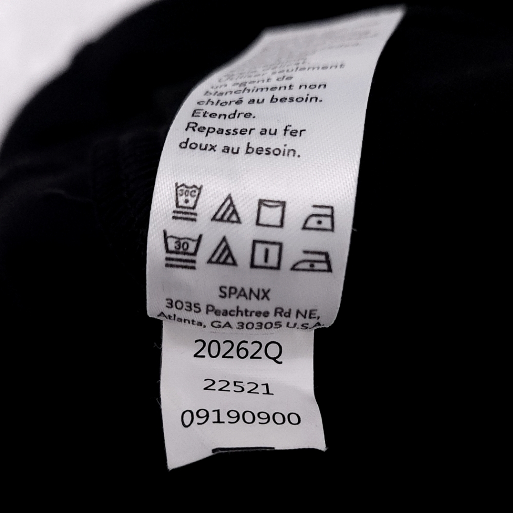 SPANX Ponte Ankle Leggings Split Hem Black XL Petite XLP - Picture 6 of 6